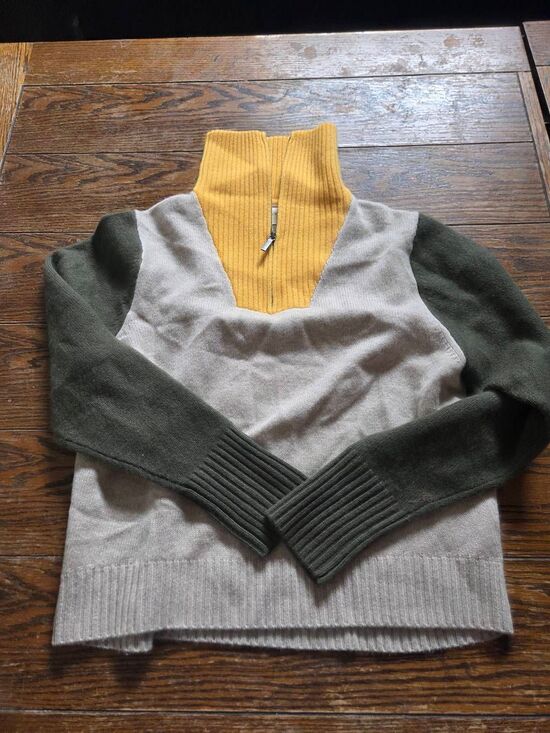 No Brand Sweaters - Maria de la Orden Leandra Colorblock Cashmere  Sweater sz Small